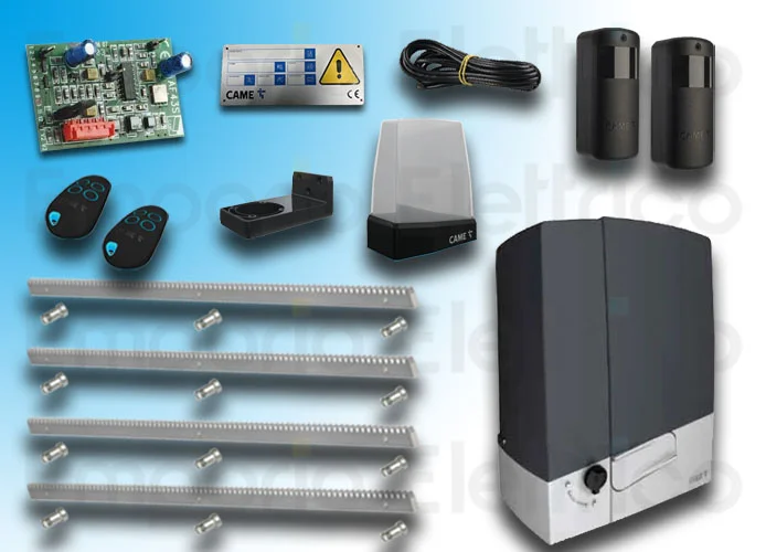 came automation kit bxv plus 801ms-0570+ 4 mt galvanised rack emp8k01ms-056cremz