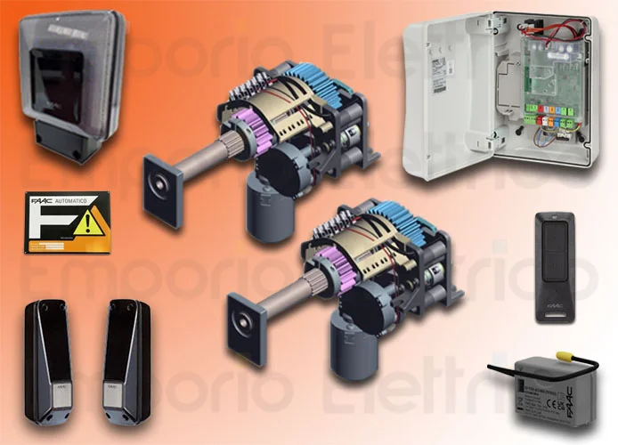 faac automation kit s2500i 24v high kit perfect 60 120020 (ex code 104250445)