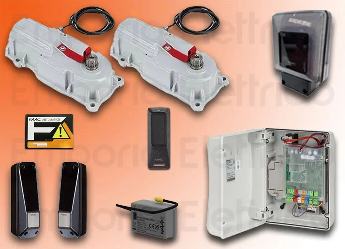 faac automation kit 24v power kit 24 perfect 60 120018