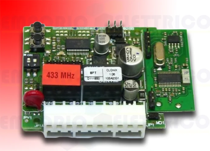 bft 2-channel plug-in receiver 433 mhz clonix 2 2600152 d111662