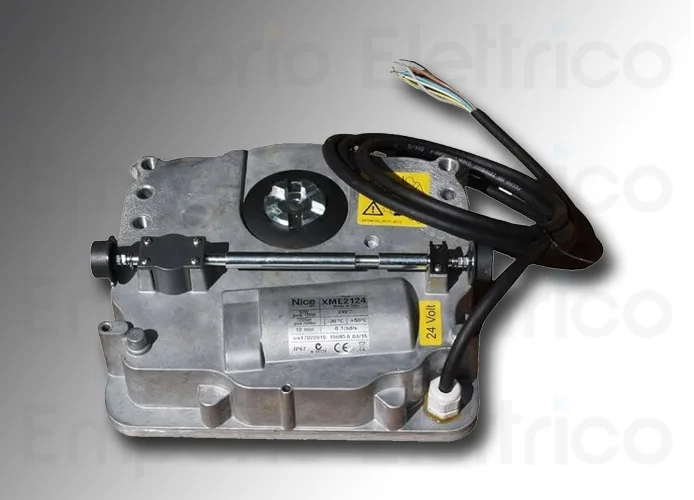 nice irreversible gearmotor with encoder s-fab 24v sfab2124