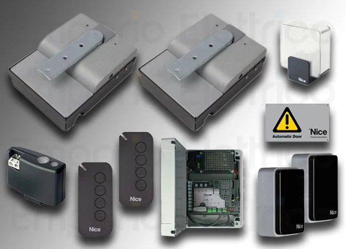nice automation kit for swing gates s-fabkit 2124 bd sfab2124bdkce