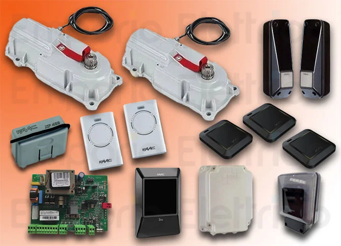 faac automation kit 230v ac power kit perfect 105913fr