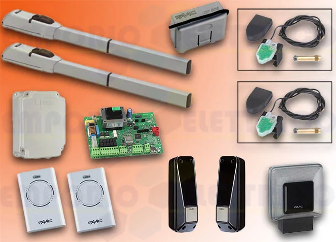 faac swing gate automation kit 230v longmaster sg 104155