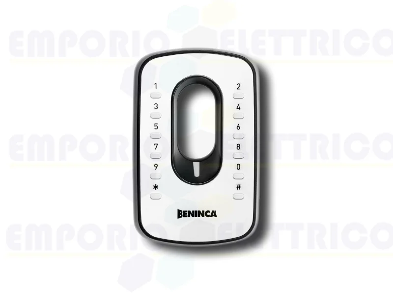 beninca wireless digital keypad aluminium casing triple coding iri.kpad&nbsp;9760033