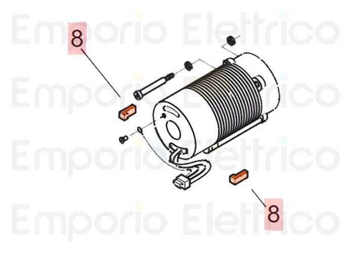 faac ricambio tamponi antivibranti 400/402/422 63003303