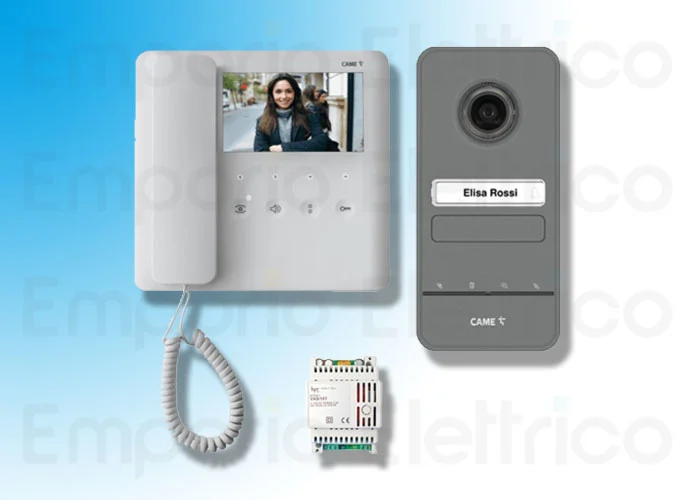 came bpt single-family video intercom kit x1 kit video agt + lhs 8k40cf-030