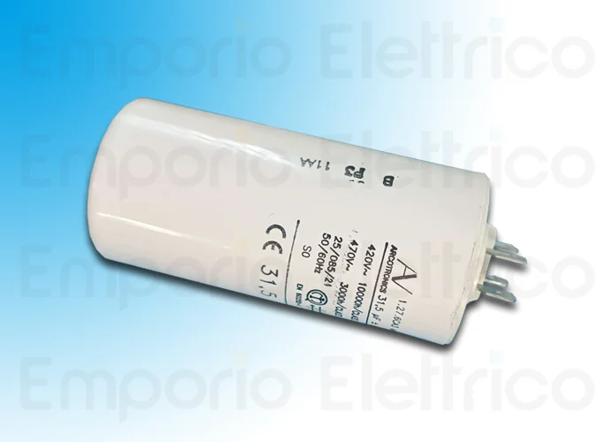came spare part capacitor µf 31.5 with double faston connector 119rir299