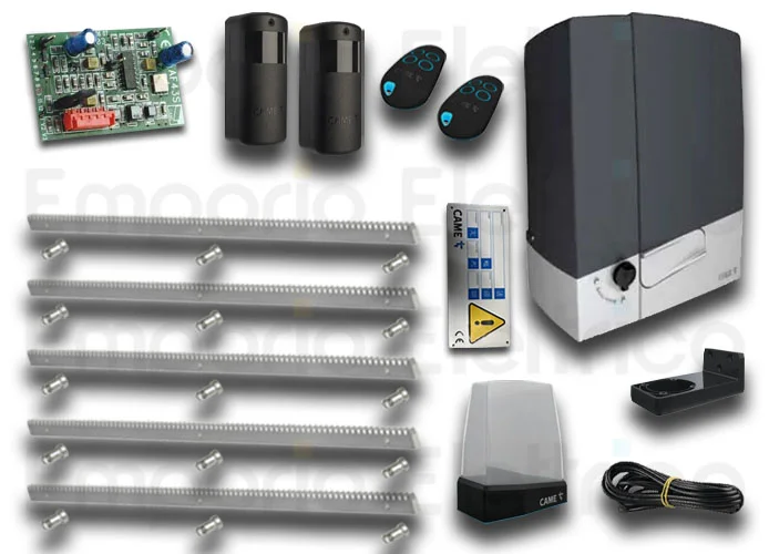 came kit automazione bxv plus 801ms-0580+5 mt cremagliera zincata emp8k01ms-057cremz5
