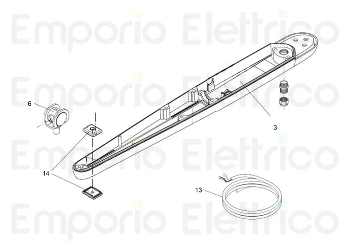 beninca ricambio cavo alimentazione bob24 per bob24 9686882