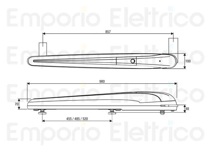 beninca pagina ricambi per motore bob50me fino a 08/2015