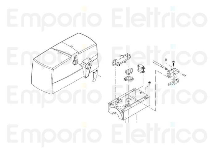 beninca ricambio leva sblocco x premier 9686356