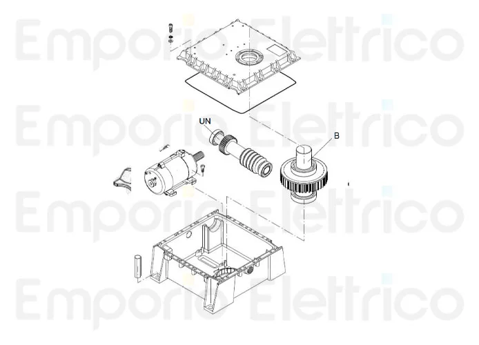 beninca ricambio carter superiore x du.350n/nv 9686376