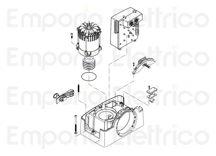 beninca ricambio motore 230v x bull10m 5b 9688228