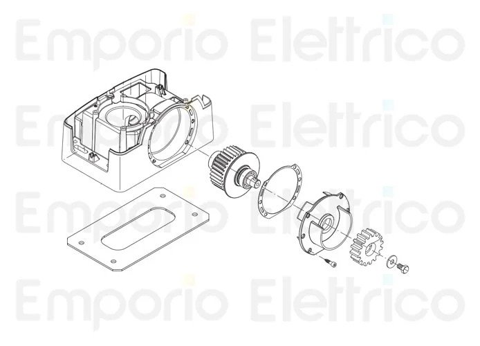 beninca ricambio albero uscita x yak 20 om 9688270