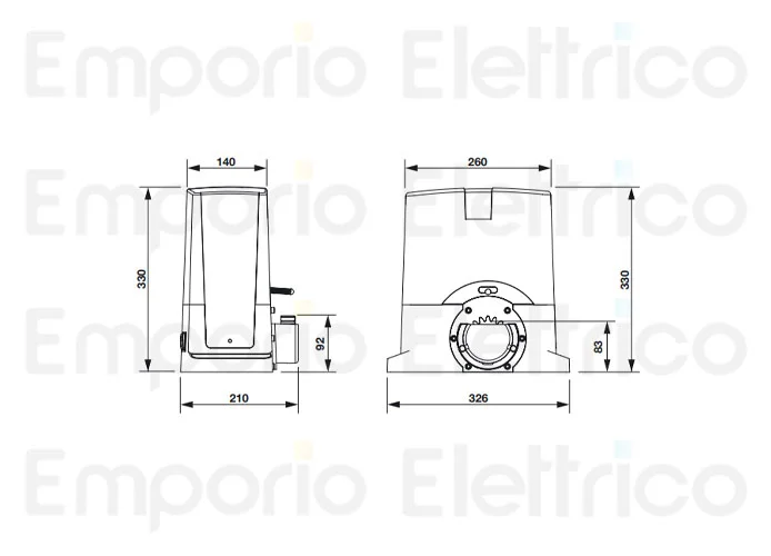 beninca pagina ricambi per motore bull424
