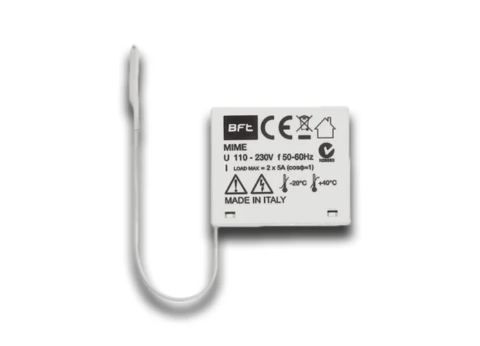 bft ricevente bicanale da interno 433 mhz mime ac d113824 2600588