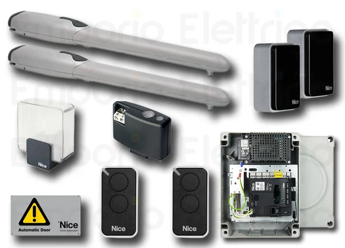 nice kit automazione cancelli a battente wingokit 5024 bd wingo5024bdkce