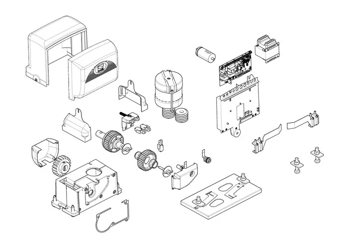 came pagina ricambi per motore bx-68 