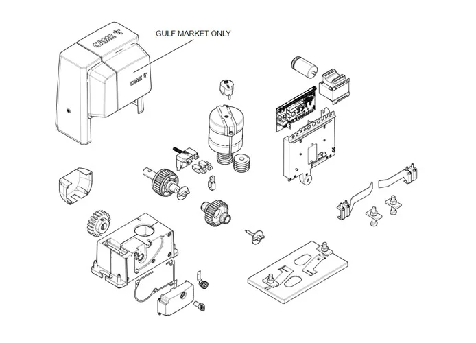 came pagina ricambi per motore bx704als 