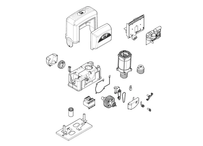 came pagina ricambi per motore bke-1200 