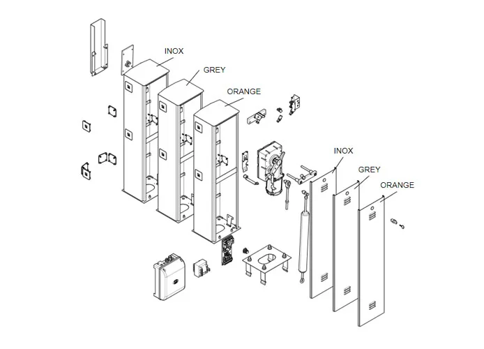 came pagina ricambi per barriere g4000-g4001-g4000n v.1 