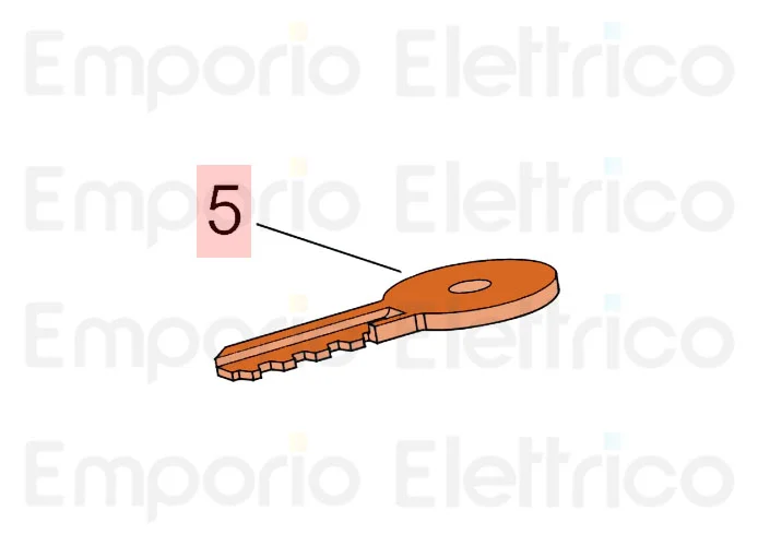 faac ricambio chiave art. 3889.0913 7131005