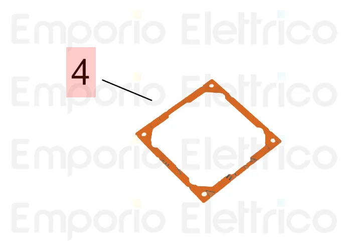 faac ricambio guarnizione piana 590 7099315