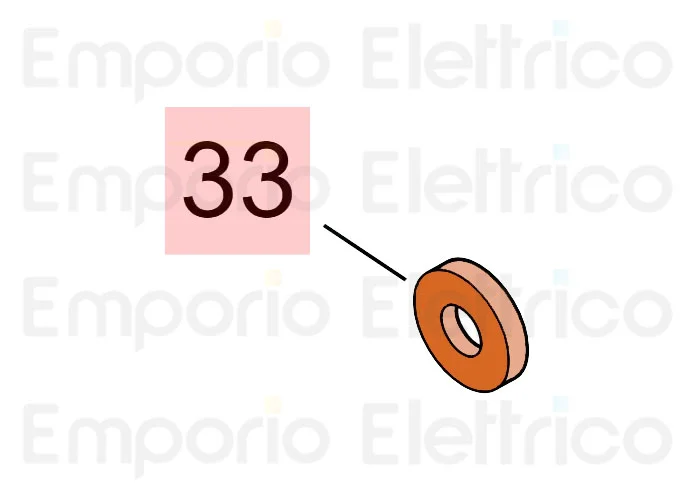 faac ricambio rosetta spec.10,5x35x4 cat.a z 7030185