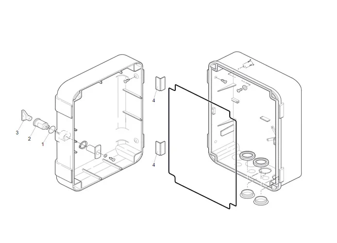 faac pagina ricambi per box 750 l-m