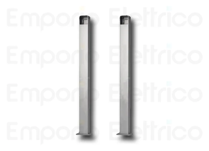 nice 2 pz colonna in alluminio per 1 selettore h=1100mm era post ppk
