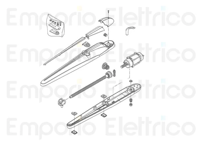 beninca Ersatzteil des Motors für bob21-30ma 115v 50-60hz für bob21ma-115 9686878