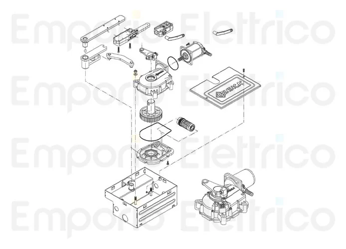 beninca Seite Ersatzteile des du.it24nve Motors