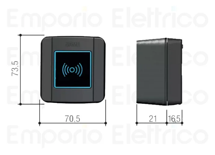 came digitales Bluetooth-Codeschloss für den Außenbereich mit bus Technology 806sl-0340