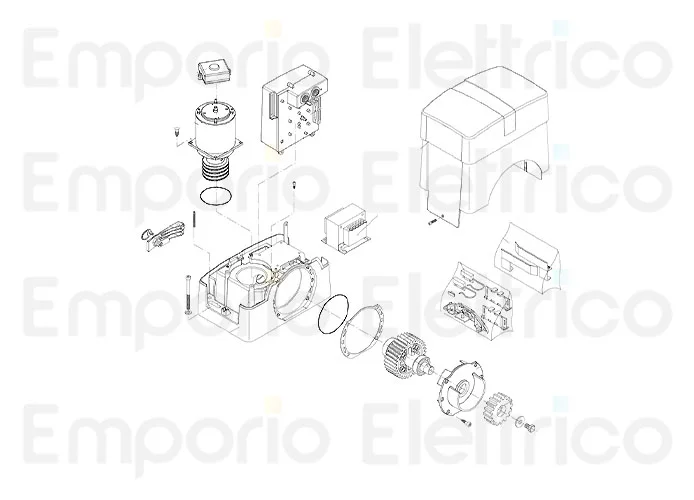 beninca Ersatzteil des magnetischen Endschalters für bull1024/424/624.s 9688088