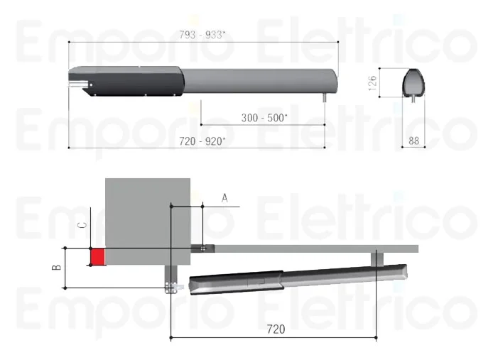 came Antrieb ati 230v 001a3000 a3000