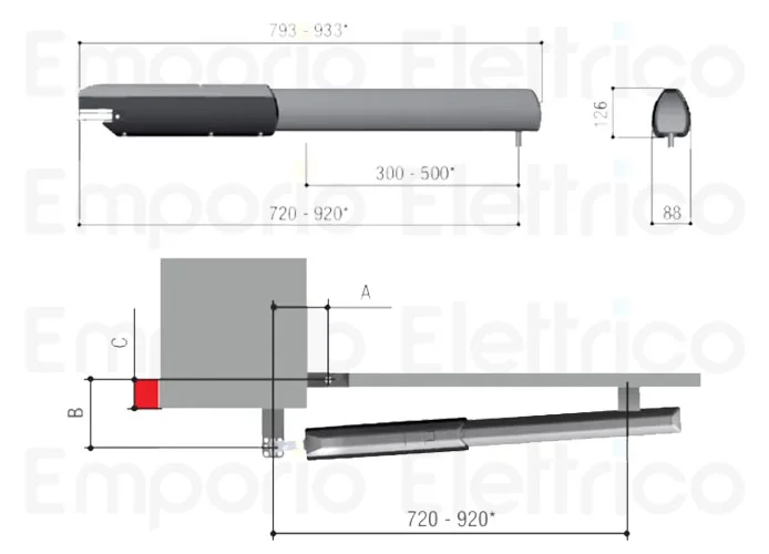 came Antrieb ati 230v 001a5000a a5000a