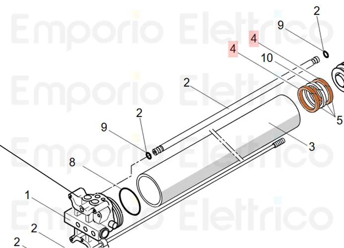 faac Ersatzteil der Dichtung dde 175 7091015