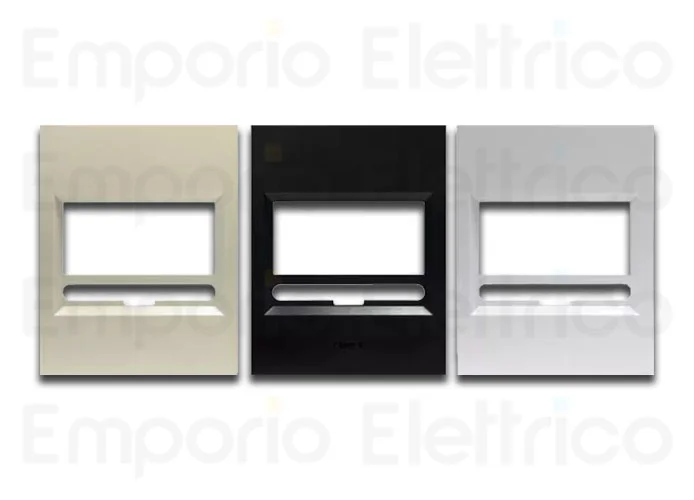 came Kit Rahmen und 3 Thermostatabdeckungen weiss, schwarz und hanf 845xc-0020