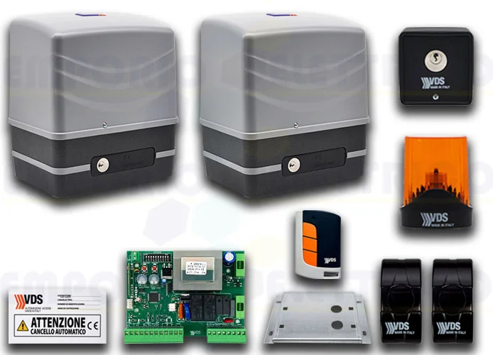 vds Antrieb Kit mit zwei Flügeltüren kit simply 230v 2m 100010/2