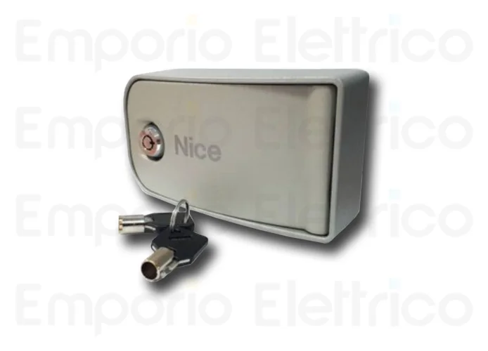 nice Aluminiumgehäuse mit Bedientaste und Entriegelung kiomini